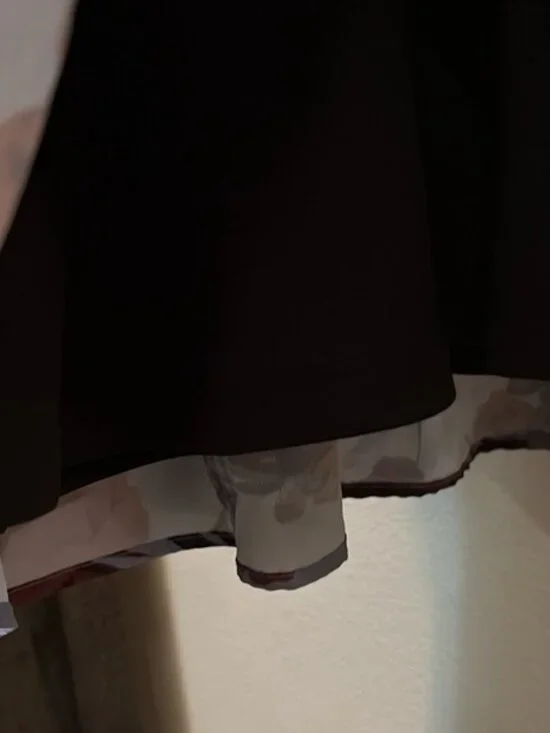 eShakti women's Sz 10 flower print smock waist dress pockets shoulder ties NWOT - Picture 8 of 11